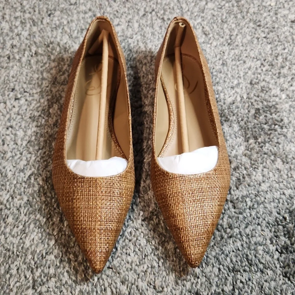 Sam Edelman Brown Pointed Flats - Picture 2 of 10
